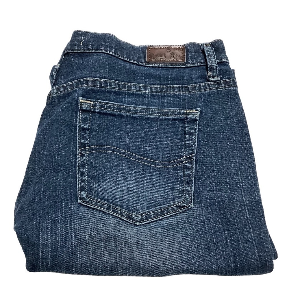 LEE Relaxed Bootcut Jeans Size 14M‎ Blue Denim Casual Classic Pants